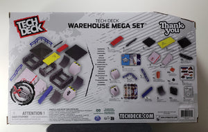 Tech Deck, Warehouse Mega Set with 4 Exclusive Fingerboards and Cards.