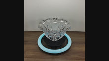 Load and play video in Gallery viewer, Celebrations by Mikasa Blossom Crystal Decorative Bowl, 9 1/4 -Inch

