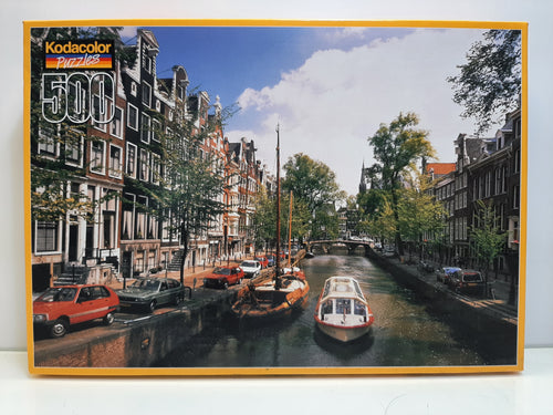 Rose Art Kodacolor Casse-tete 500 Pieces-Leidse Canal Amsterdam,Holland - Masolut Superstore