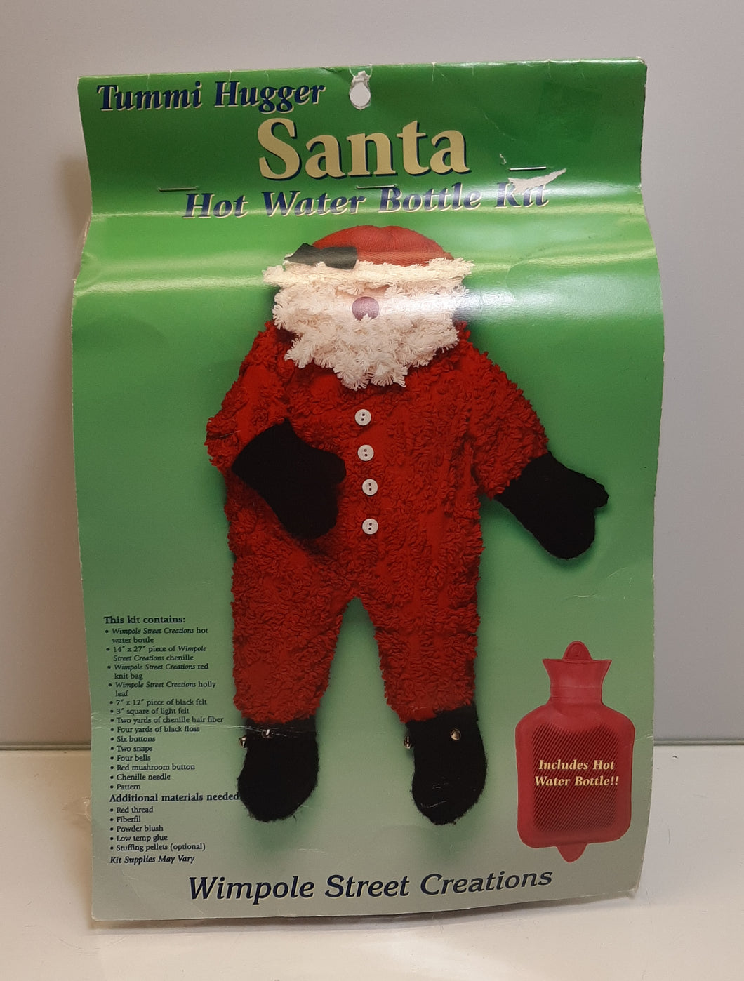 Tummi Hugger Santa Hot Water Bottle Kit by Wimpole Street Creations