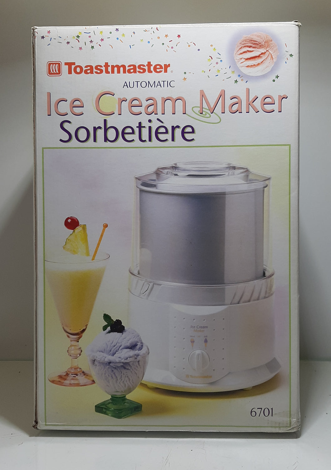 Toastmaster Automatic Ice Cream Maker