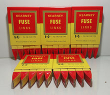 Load image into Gallery viewer, Lot of 25 KEARNEY FUSE LINKS TYPE T 15.00 Amp  51015

