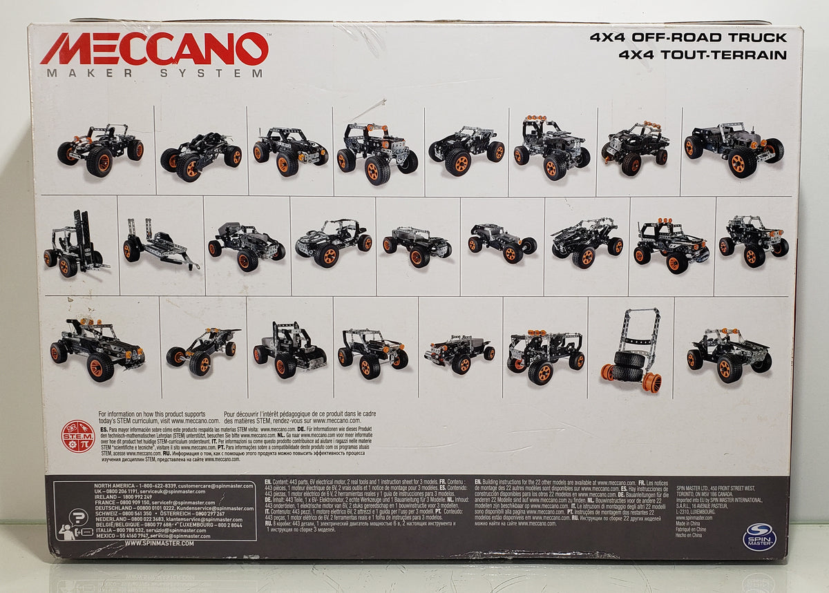  Meccano by Erector, 4x4 Off-Road Truck 25 Model