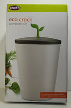 Load image into Gallery viewer, Chef&#39;n 401-420-120 EcoCrock Counter Compost Bin Black and White 3.3 liter 1
