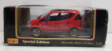 Load image into Gallery viewer, 1997 Mercedes Benz a Class, Die Cast Car, 1:18 Scale
