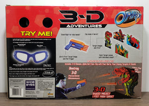 2010 Optrix 3-D Adventures Dinosaur Target Set