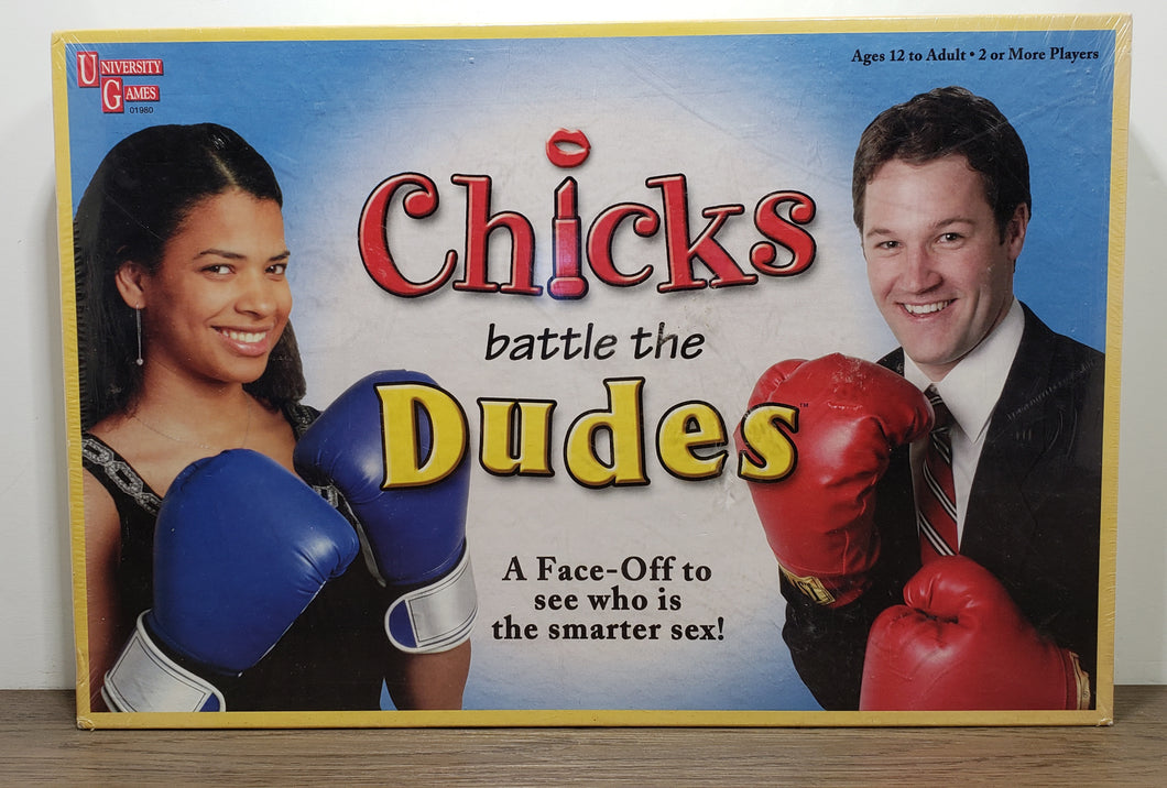 University Games Chicks Battle The Dudes Board Game
