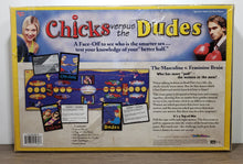 Load image into Gallery viewer, University Games Chicks Battle The Dudes Board Game
