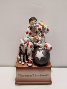 Schmid Norman Rockwell Collection Music Box Series "Between the Acts"