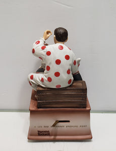 Schmid Norman Rockwell Collection Music Box Series "Between the Acts"