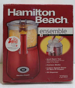 Hamilton Beach Ensemble 3-Cup Chopper