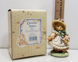 Cherished Teddies " Hope..... Our Love Is Ever Blooming" Figurine
