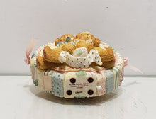 Load image into Gallery viewer, Cherished Teddies &quot;Boy and Girl Bears Heart Basket&quot; Figurine
