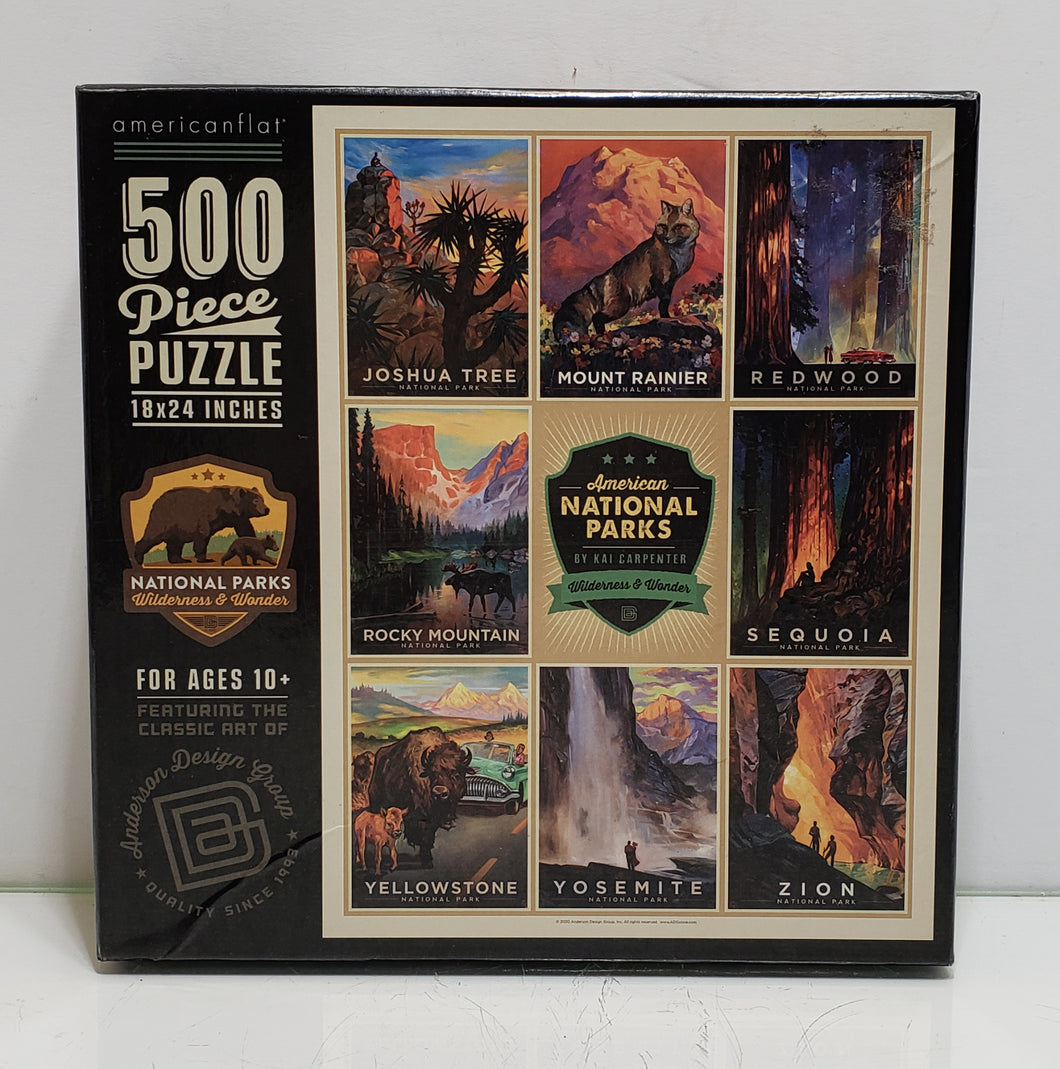 American National Parks 500 Piece Puzzle