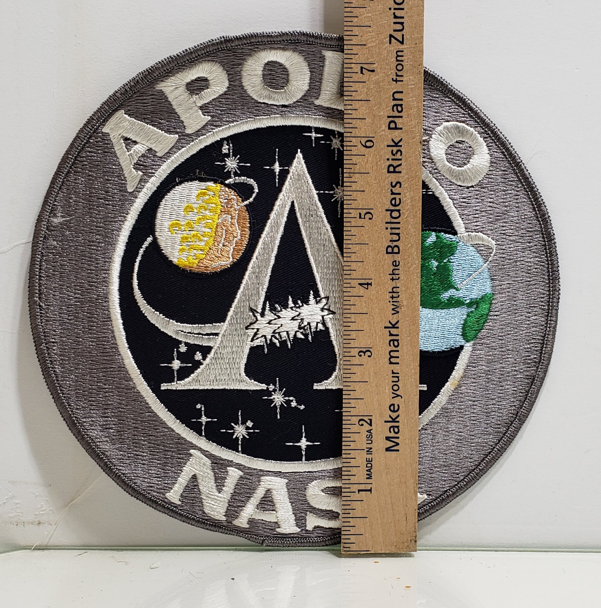 Apollo Nasa Program Nasa embroidered patch, velcro