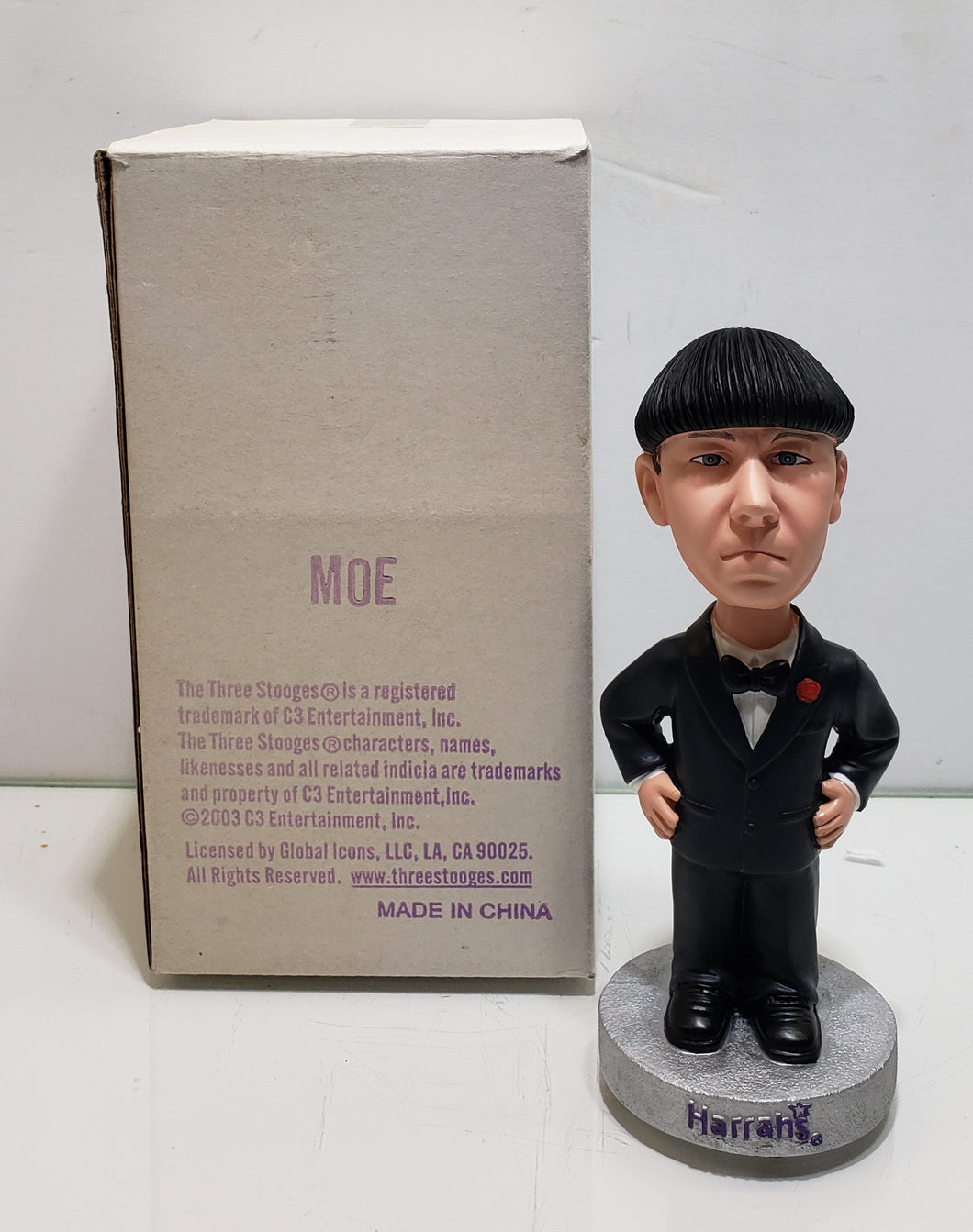 Moe Porcelain Bobble Head Figures