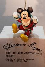 Load image into Gallery viewer, Disney Christmas Magic Mickey w/Lights Ornament
