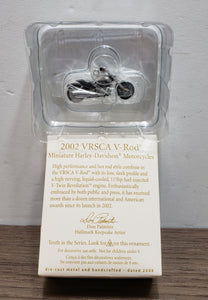 2008 Hallmark Harley-Davidson Miniature Series 2002 VRSCA V-Rod (10th in Miniature Series)