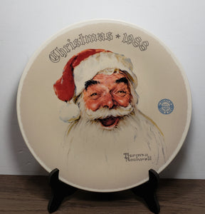 Norman Rockwell 1988 Christmas Plate "Santa Claus"