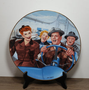 I Love Lucy Hamilton Collection Plate 1989 “California,Here We Come”