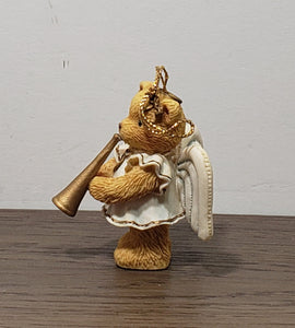 Angel with Trumpet Ornament by Cherished Teddies