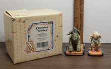 Load image into Gallery viewer, Cherished Teddies 912867 Sheep/Donkey Pull-Toy Nativity Figurines 1993
