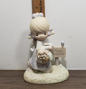 Samuel J. Butcher Precious Moments “July" Porcelain Figurine