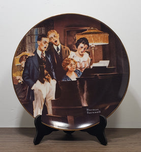 Norman Rockwell Close Harmony Plate