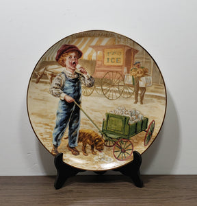 "Coolin' Off Plate" From the Collection "The Lil' Peddlers" By Lee Dubin
