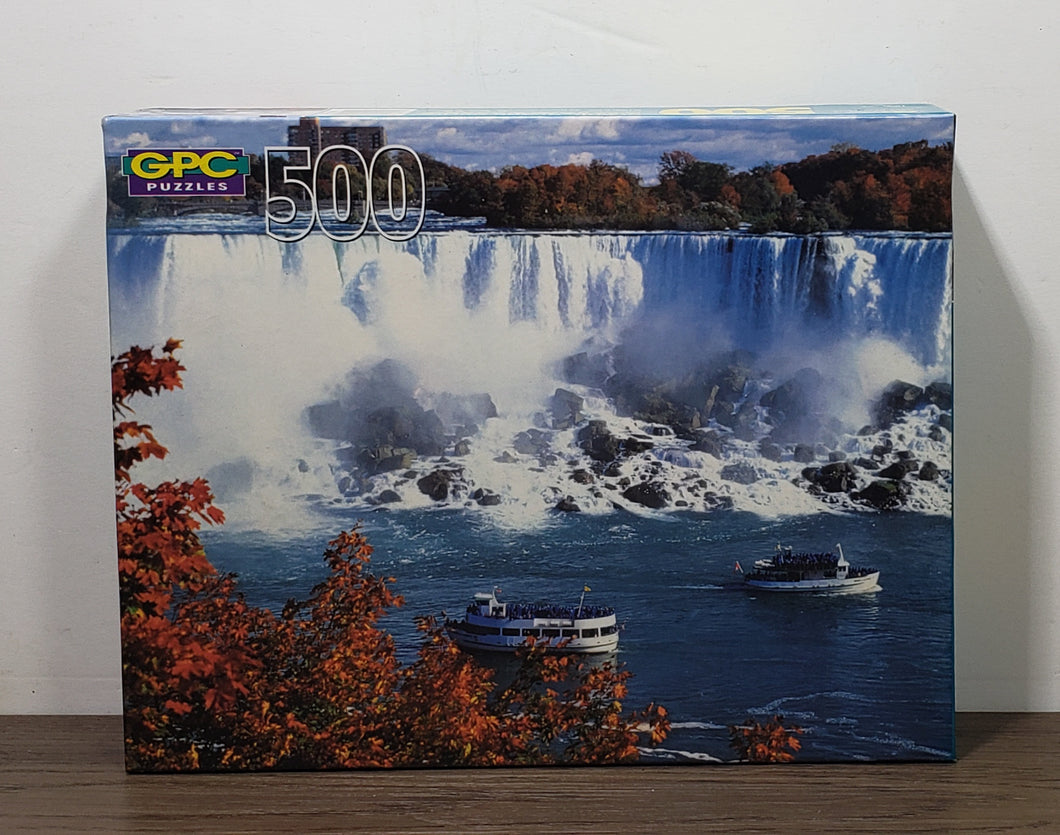 Vantage GPC 500 Piece Jigsaw Puzzle Scenic Scape Series; Niagara Falls