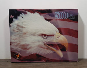 Merrigold Press Eagle with Flag 500 Piece Puzzle
