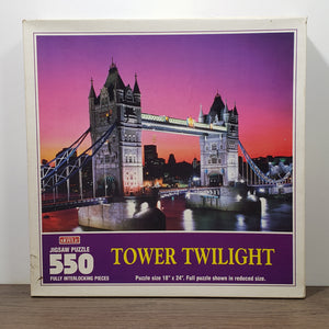 Hoyle Product, 550 Piece, "Tower Twilight" Puzzle