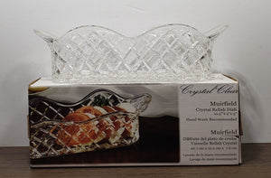 Crystal Clear Muirfield Crystal Relish Dish