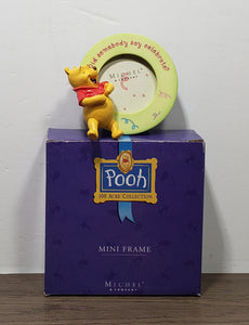 Pooh 100 Acre Collection Mini Frame "Did Somebody Say Celebrate"