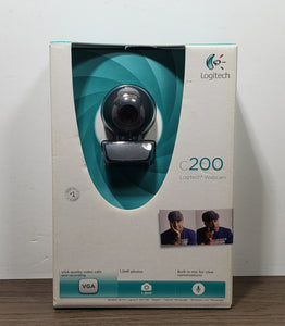 Logitech Webcam C200 Built in Mocrophone 1.3MP Photos