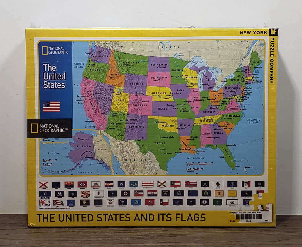 National Geographic The United States and Its Flags 300 Puzzle
