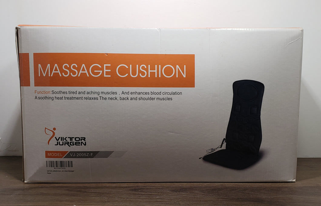 VIKTOR JURGEN 6-Motor Vibration Massage Seat Cushion For Car Back Massage