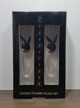 Load image into Gallery viewer, 3E Trading LLC 2005 Playboy Classic Pilsner Heavy Beer Glass (SET OF 2)
