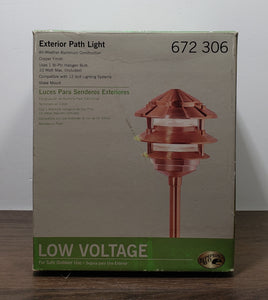 Hampton Bay Low Voltage Exterior Path Light 672 306 (Set of 2)