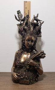Statue of Gaia Greek Mother Earth Goddess & Ancestral Mother of All Life