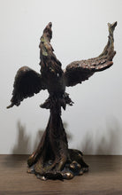 Load image into Gallery viewer, Top Collection 12 Inch Mythical Rising Fire Phoenix Statue in Cold Cast Bronze
