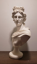 Load image into Gallery viewer, Design Toscano Apollo Belvedere Bust Statue, Single, White
