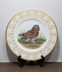 The Edward Marshell Boehm Owl Plate Collection "Short Eared Owl"