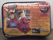 Load image into Gallery viewer, Car Cozy 2 - 12-Volt Heated Travel Blanket (Red Plaid, 58&quot; x 42&quot;)
