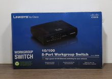 Load image into Gallery viewer, Cisco-Linksys EZXS55W EtherFast 10/100 5-Port Workgroup Switch
