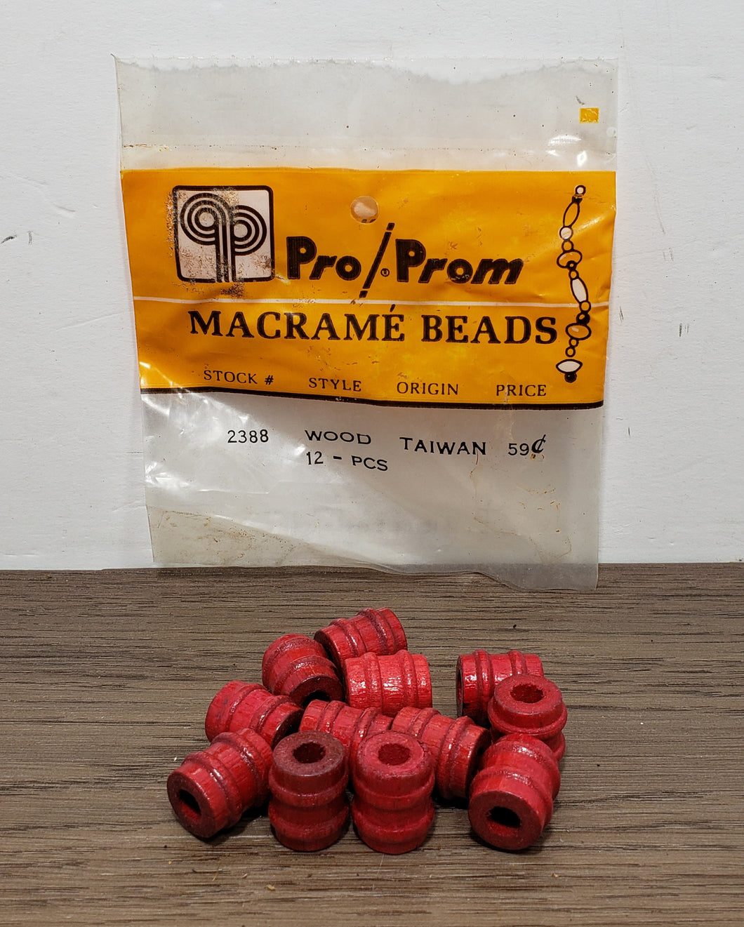 Vantage Pro/Prom Macrame Wooden Beads