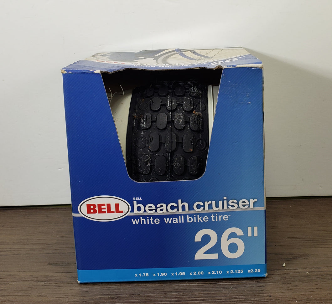 Bell Beach Cruiser 26-Inch Whitewall Bike Tire