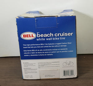 Bell Beach Cruiser 26-Inch Whitewall Bike Tire