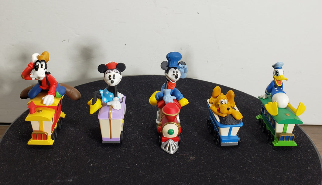 Hallmark Merry Miniatures Collection of Charm MICKEY EXPRESS 1998 Set of (5)