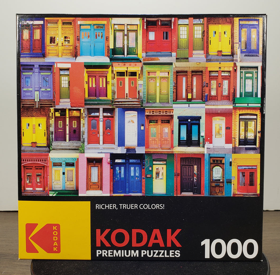 Kodak Premium Puzzles Colorful Montreal Doors Jigsaw Puzzle